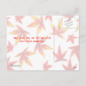 Erntedank Tag Postkarte (Rückseite)