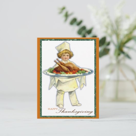 Erntedank Tag Postkarte (Stehend Vorderseite)