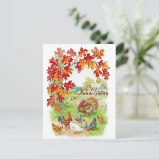 Erntedank Tag Postkarte (Stehend Vorderseite)