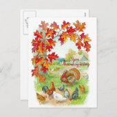 Erntedank Tag Postkarte (Vorne/Hinten)