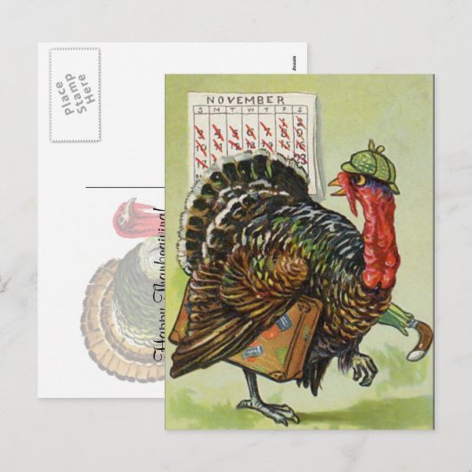 Erntedank Tag Postkarte (Vorne/Hinten)