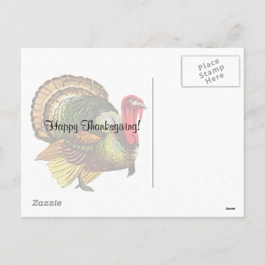 Erntedank Tag Postkarte (Rückseite)