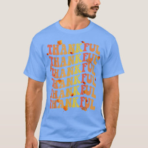 Erntedank Tag Vintag Retro Dankbar T-Shirt