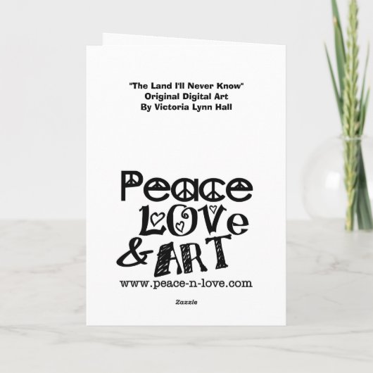 Erntedank-Tageskarte Feiertagskarte (Rückseite)