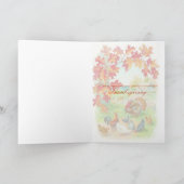 Erntedank-Tageskarte Feiertagskarte (Innenseite)