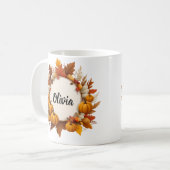 Erntedank Tasse mit Pumpkin Herbst Kaffeegenuss (Vorderseite Links)