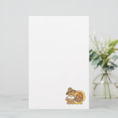 Erntedank Teddybär-Design Briefpapier (Stehend Vorderseite)