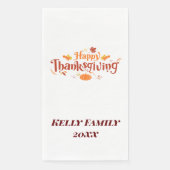 Erntedank Teetuch nach Maß Serviette (Vorderseite)