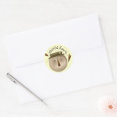 Erntedank Thankful Hearts Round Stickers (Umschlag)