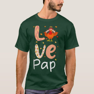 Erntedank Thema Liebe Pap Happy Türkei Tag Danke T-Shirt