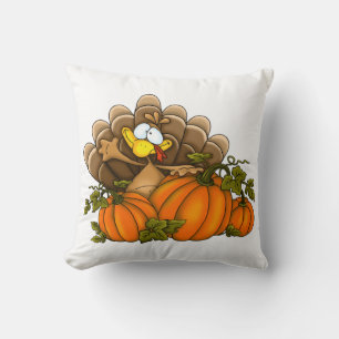 Erntedank Throw Kissen/Türkei mit Pumpkins Kissen