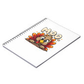 Erntedank Time Turkey Moo Funny Erntedank Fu Notizblock (Linke Seite)