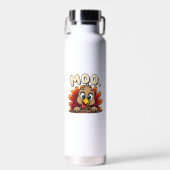 Erntedank Time Turkey Moo Funny Erntedank Fu Trinkflasche (Vorne)