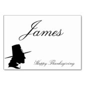 Erntedank Tischkarten mit Pilgerfahrt Tischnummer (Rückseite)