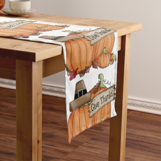 Erntedank-Tischläufer/Danke Kurzer Tischläufer (Beispiel)