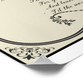 Erntedank Tischset Poster (Ecke)