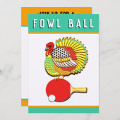 Erntedank Tischtennis Einladung (Vorne/Hinten)