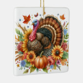 Erntedank Tom Türkei Sake halten Keramikornament (Rechts)