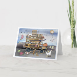 Erntedank Transport (mit Kuchen) Omnibus Karte