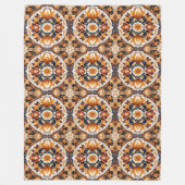 Erntedank Trendy Pumpkin Herbstkollektion Fleecedecke (Vorderseite)