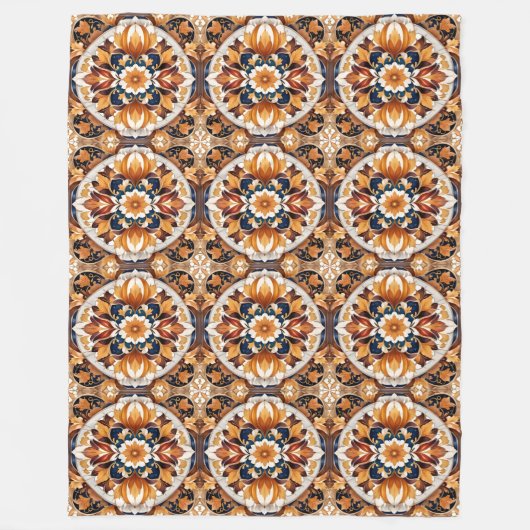 Erntedank Trendy Pumpkin Herbstkollektion Fleecedecke (Vorderseite)