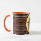 Erntedank Trendy Schöne Herbstkollektion Tasse (Links)