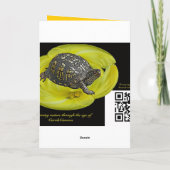 Erntedank Trockenmastdekorationen Feiertagskarte (Rückseite)