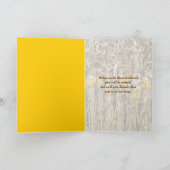 Erntedank Trockenmastdekorationen Feiertagskarte (Innenseite)