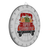 Erntedank Truck Dartscheibe (Vorderseite Links)