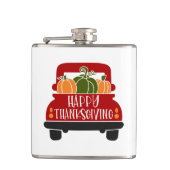 Erntedank Truck Flachmann (Vorderseite)