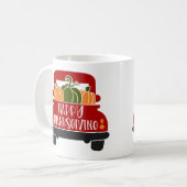 Erntedank Truck Kaffeetasse (Vorderseite Links)