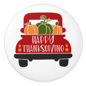 Erntedank Truck Keramikknauf (Vorderseite)