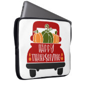 Erntedank Truck Laptopschutzhülle (Vorne Rechts)