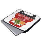 Erntedank Truck Laptopschutzhülle (Vorne Knopf)