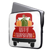 Erntedank Truck Laptopschutzhülle (Vorderseite Links)
