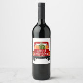 Erntedank Truck Weinetikett (Vorderseite)