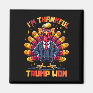 Erntedank Trump, ich bin Trump dankbar Magnet