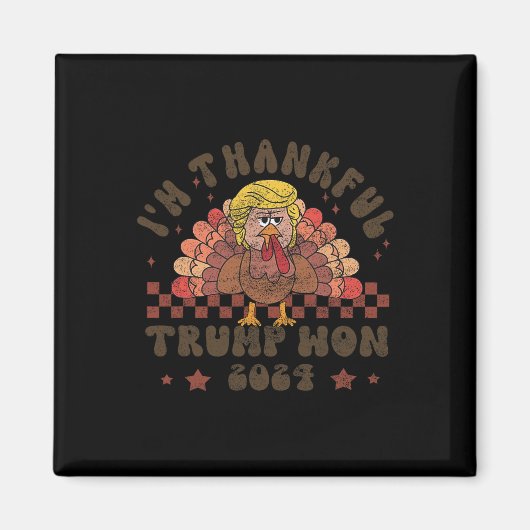 Erntedank Trump macht Erntedank wieder großartig F Magnet (Vorne)