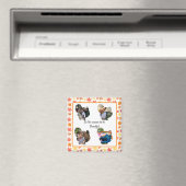 Erntedank-Truthahn-Foto-Collage Magnet (In Situ (Geschirrspüler))