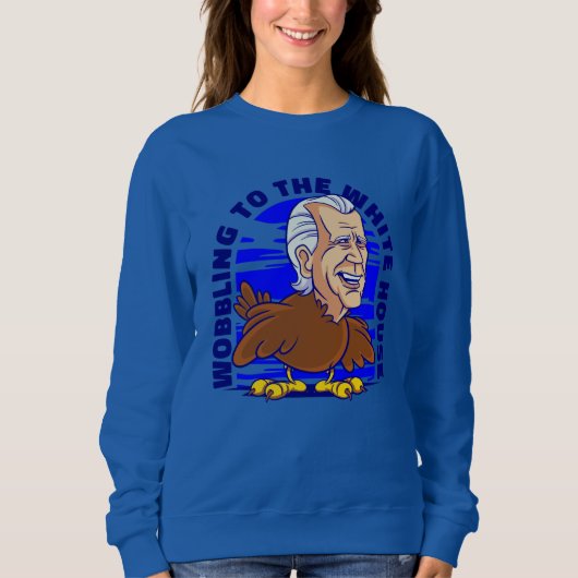 Erntedank-Truthahn-Join biden lustige Wobble Sweatshirt (Vorderseite)