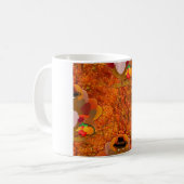 Erntedank-Truthahn Kaffeetasse (Vorderseite Links)