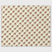 Erntedank-Truthahn mit Freunden Geschenkpapier (Flach)