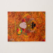 Erntedank Truthahn Puzzle (Horizontal)