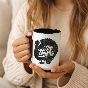 Erntedank Truthahn Thanksgiving Vintage Tasse