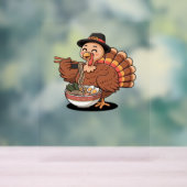 Erntedank Truthühner frisst Ramen Oversized T - Sh Acrylschild (Neutral)