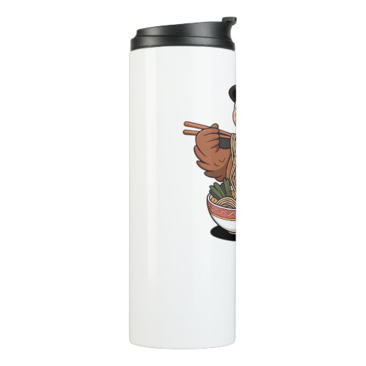 Erntedank Truthühner frisst Ramen Oversized T - Sh Thermosbecher (Nach links gedreht)