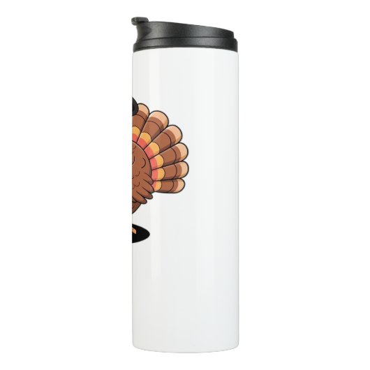 Erntedank Truthühner frisst Ramen Oversized T - Sh Thermosbecher (Nach rechts gedreht)