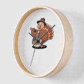 Erntedank Truthühner frisst Ramen Oversized T - Sh Uhr (Winkel)