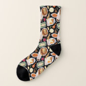 Erntedank Türkei Abendessen Socken (Links - Außen)