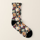 Erntedank Türkei Abendessen Socken (Rechts - Außen)